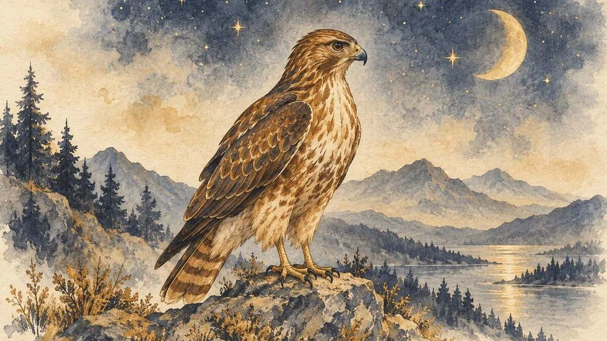 Buse observée dans son environnement naturel