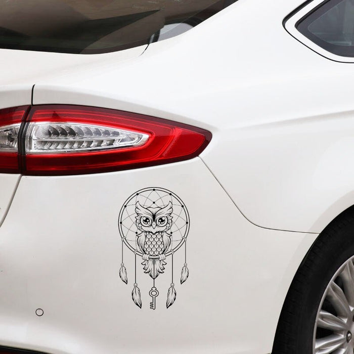 Sticker attrape rêves voiture cute owl