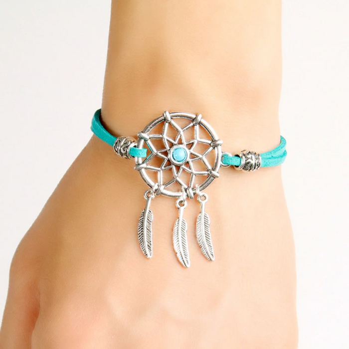 Bracelet Attrape-rêves turquoise
